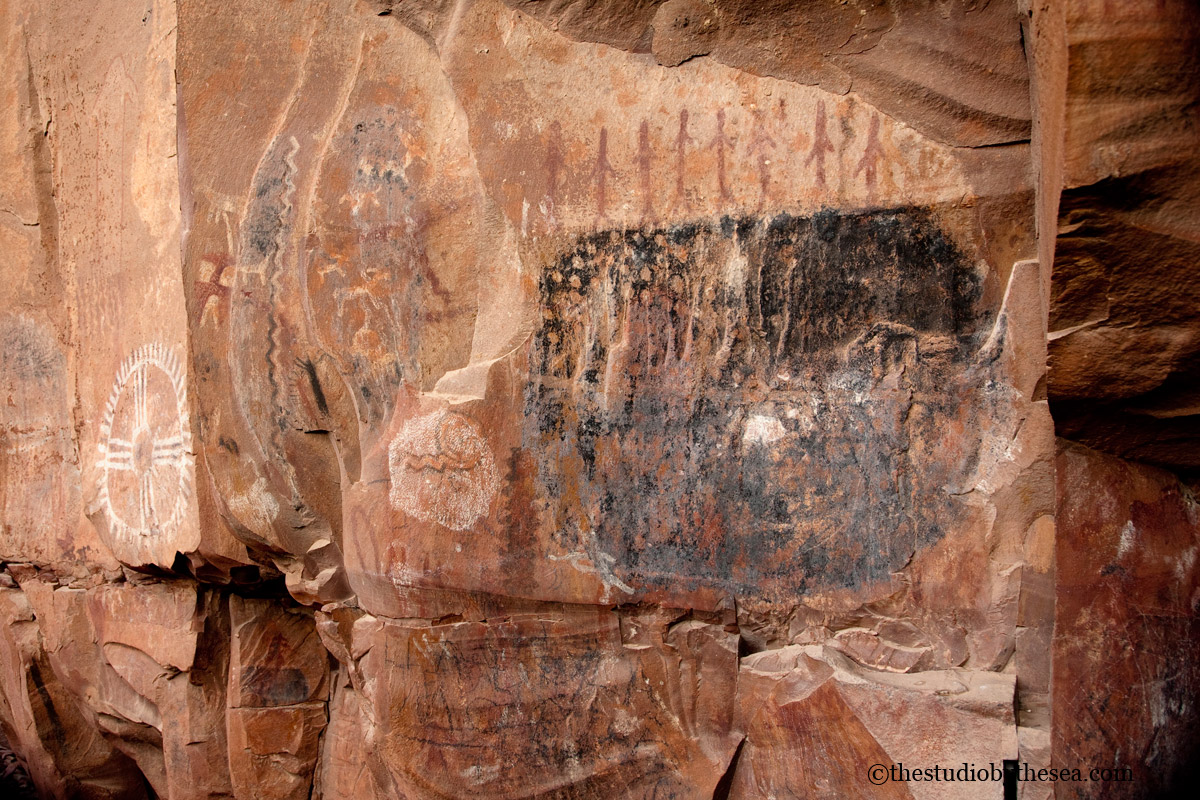 Pictographs at Palatki