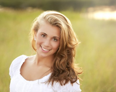 girl in front of marsh