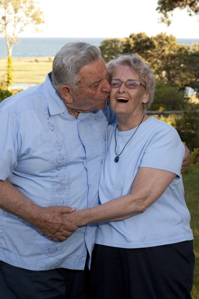 Older couple portrait
