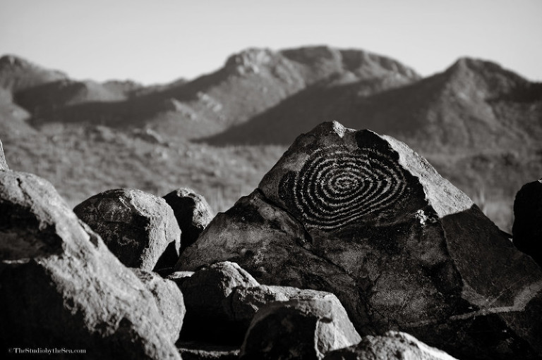 spiral petroglyph