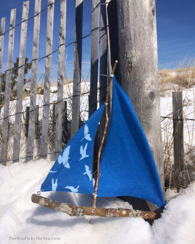 Handmade simple sailboat