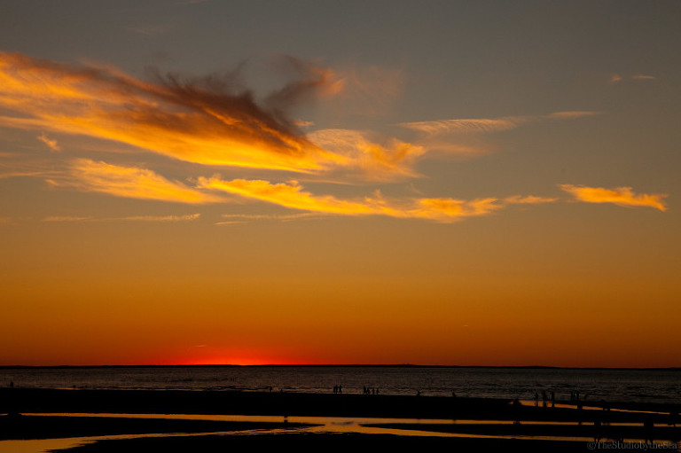 Summer sunset at Mayflower Beach, Cape Cod