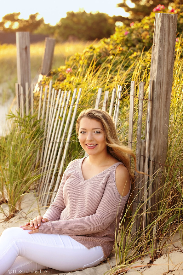 Senior girl classic Cape Cod portrait