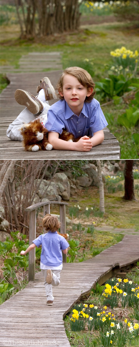 Boy-with-his-cat-running