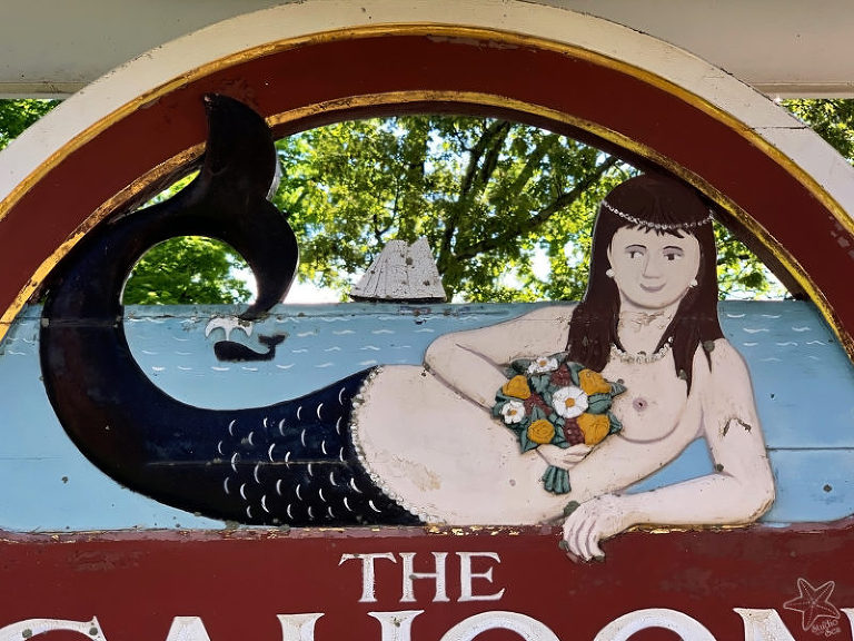 Cahoon museum mermaid sign