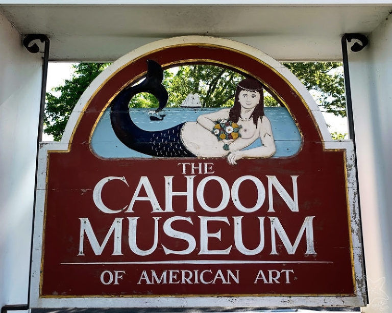 Mermaid sign at Cahoon museum